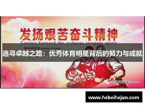 追寻卓越之路：优秀体育明星背后的努力与成就